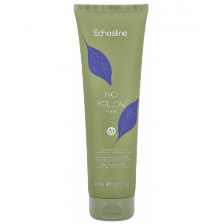 ECHOSLINE No Yellow mask Маска против жълтеене за руси,обезцветени и сиви коси 300ml